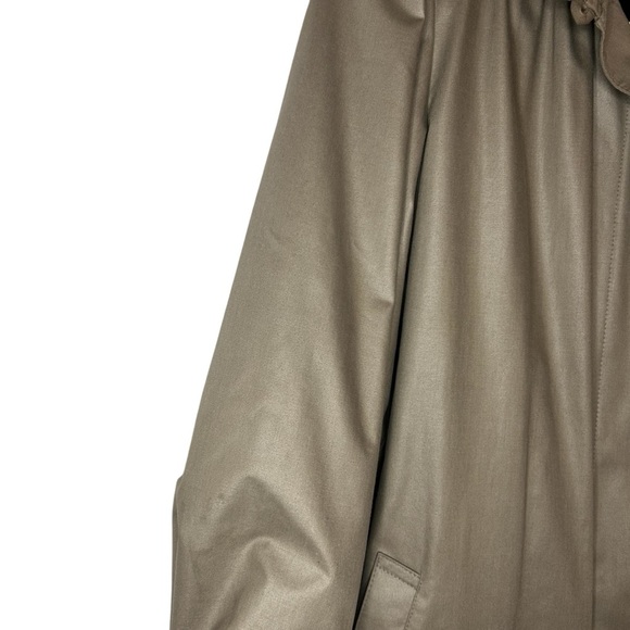 London Fog Vintage Tan Trench Coat w/ Zip Liner – Size 10 Petite - Picture 3 of 16